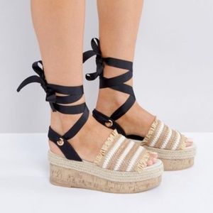 ASOS Take a Break Flatform Sandals